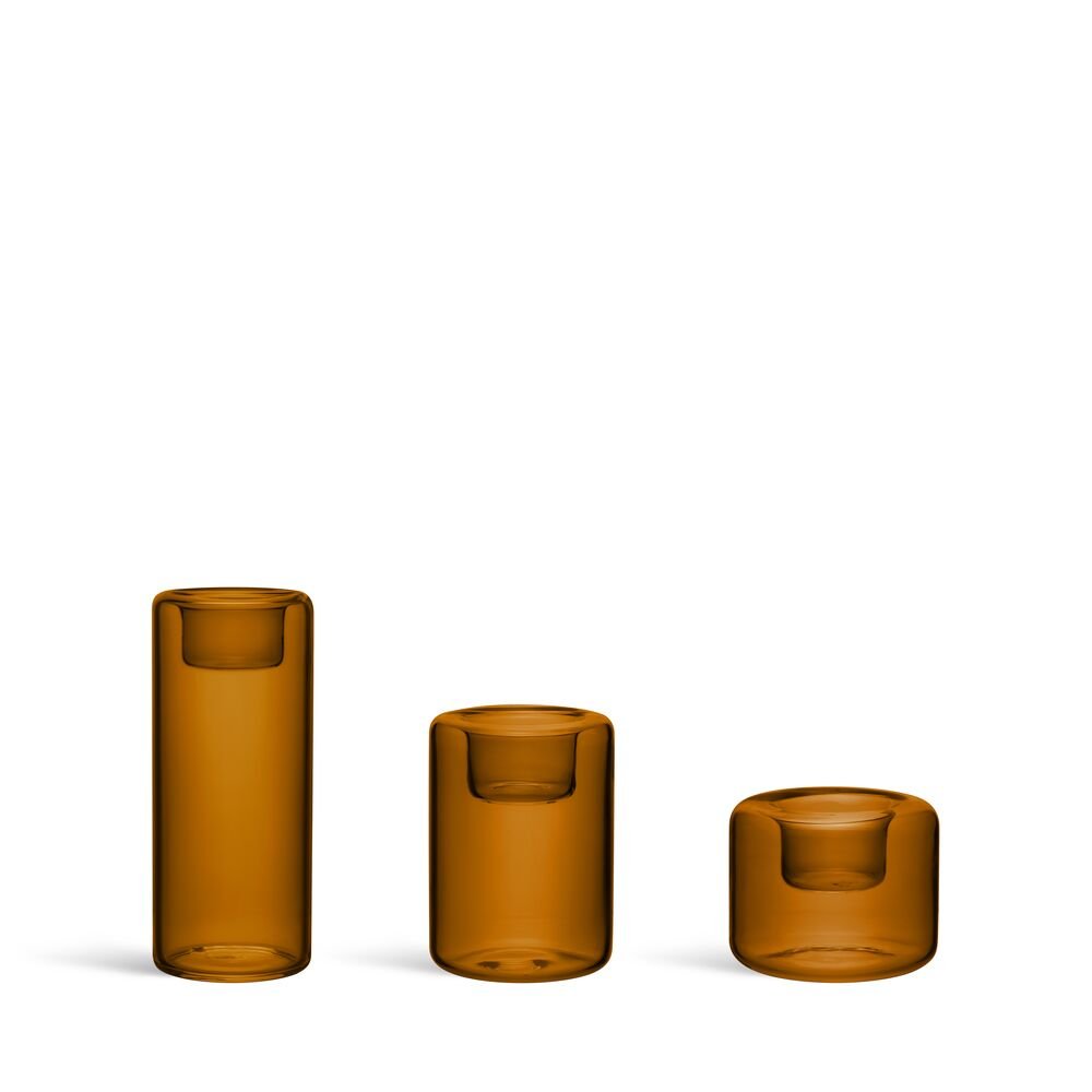 Happy lyslykt, ravfarget, 68, 105, 150 mm, 3-pk - Bilde 9