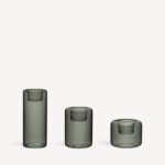 Happy lyslykt antrasitt, 68, 105, 150 mm,  3-pk