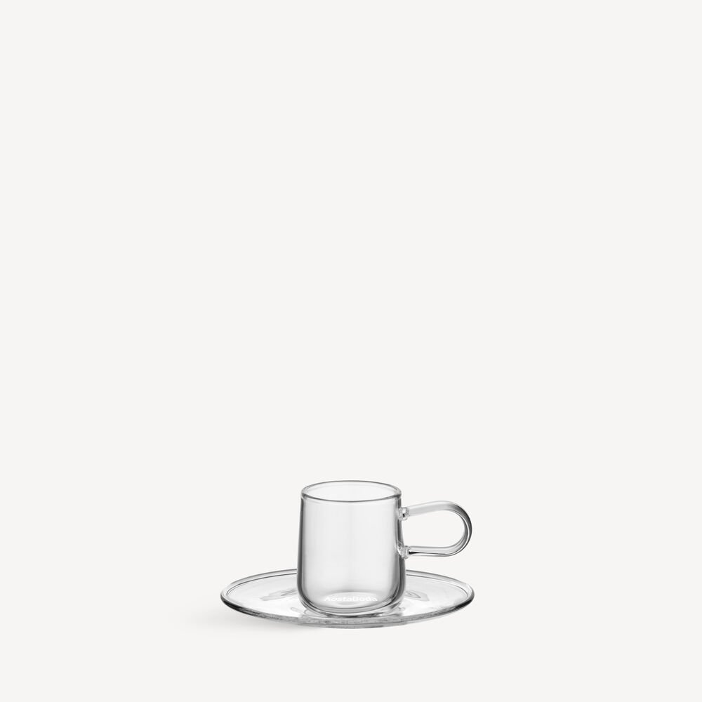 7092529_Viva-espresso-cup-with-glass-plate-8cl_2-pack_AW25_KostaBoda_Matti_Klenell_01_1x1 Viva espresso kopp & fat 8 cl 2-pk - Bilde 1