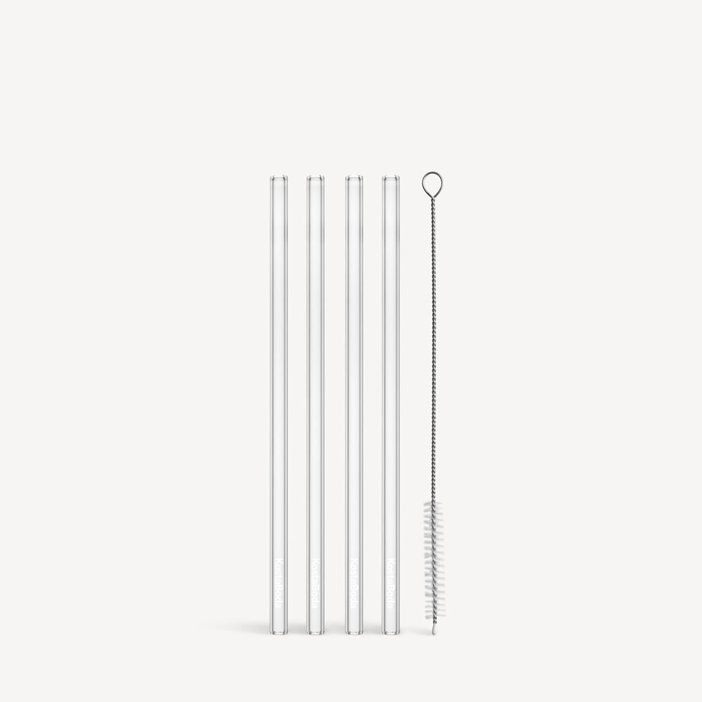 7092557_Viva_Straws_Clear_KostaBoda_Matti_Klenell_PRO_01_1x1 Viva sugerør inkl. rengjøringsbørste, 200 mm 4-pk - Bilde 1