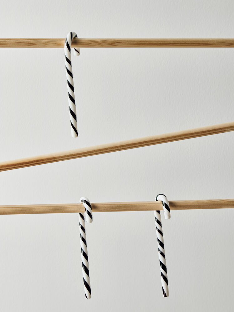 Polkagris, hvit/svart, 170 mm, 3-pk - Bilde 6