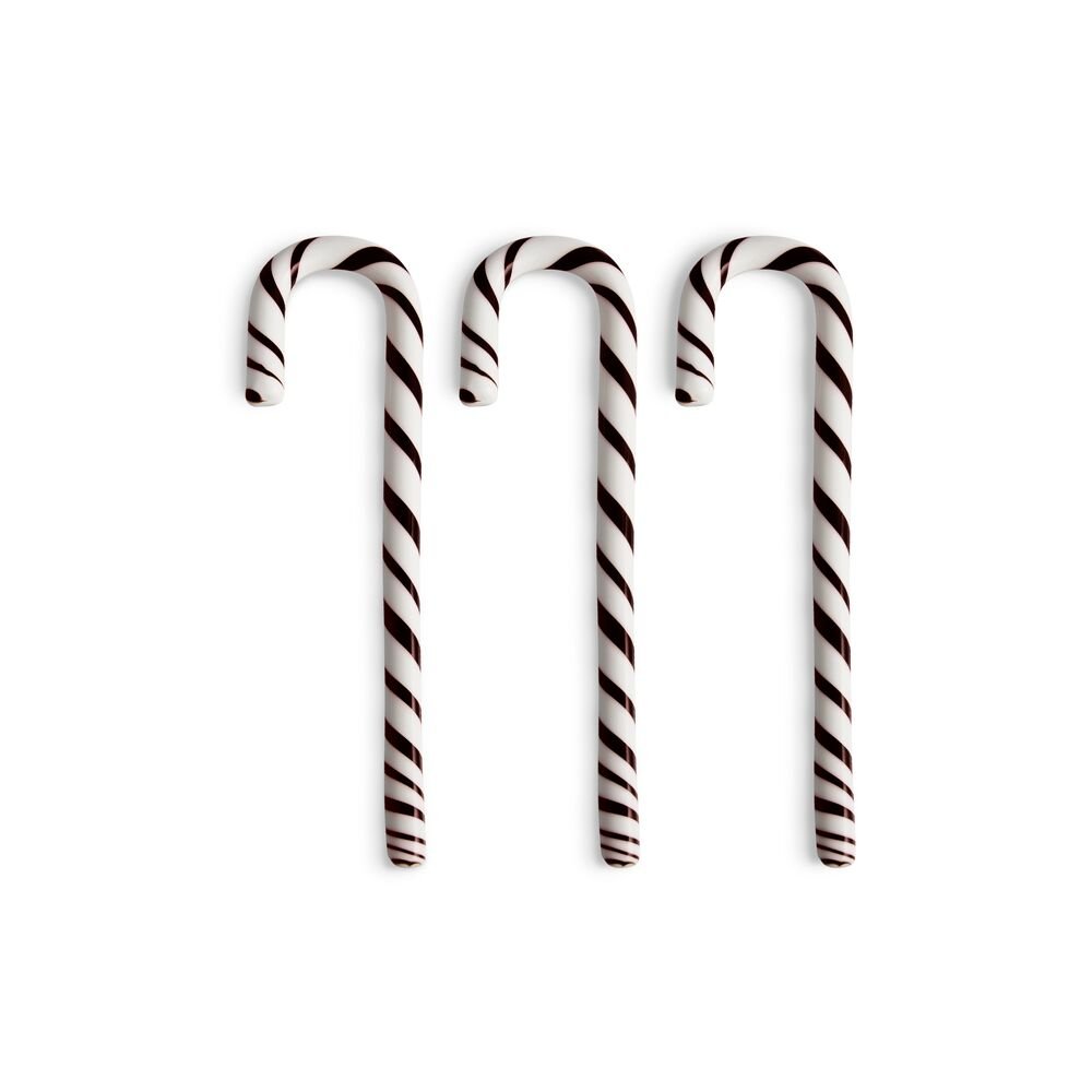 Polkagris, hvit/svart, 170 mm, 3-pk - Bilde 4