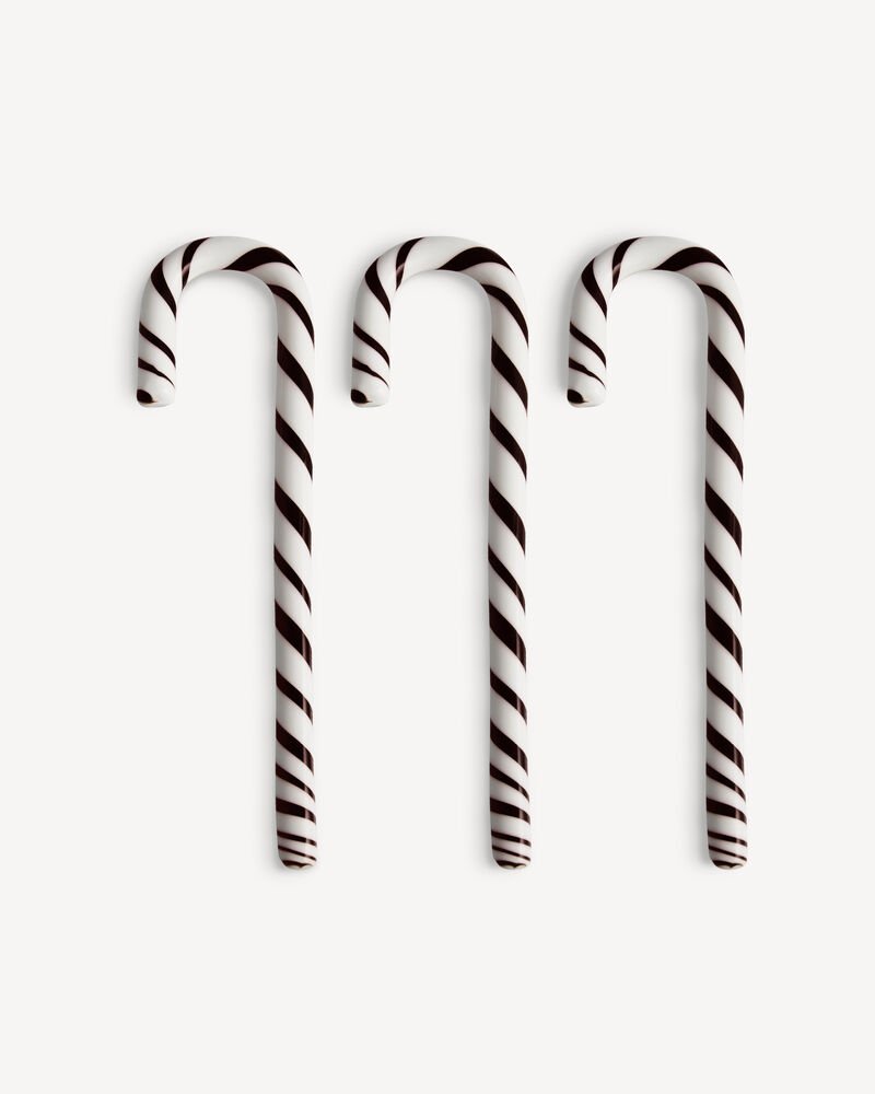 Polkagris, hvit/svart, 170 mm, 3-pk - Bilde 8